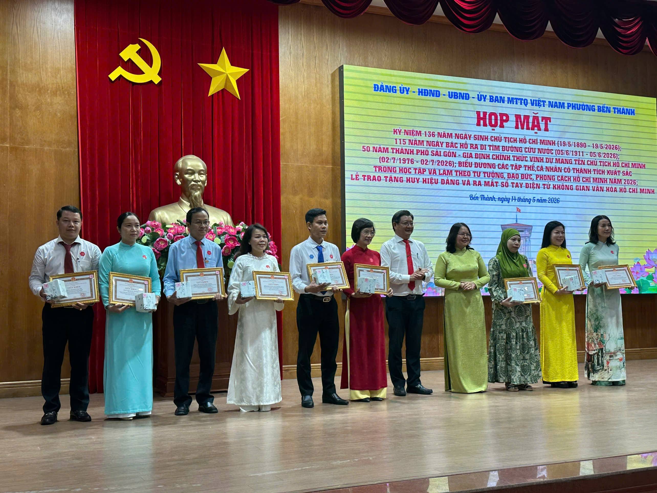 Biểu dương tập thể, cá nhân tiêu biểu trong học tập và làm theo tư tưởng, đạo đức, phong cách Hồ Chí Minh năm 2026