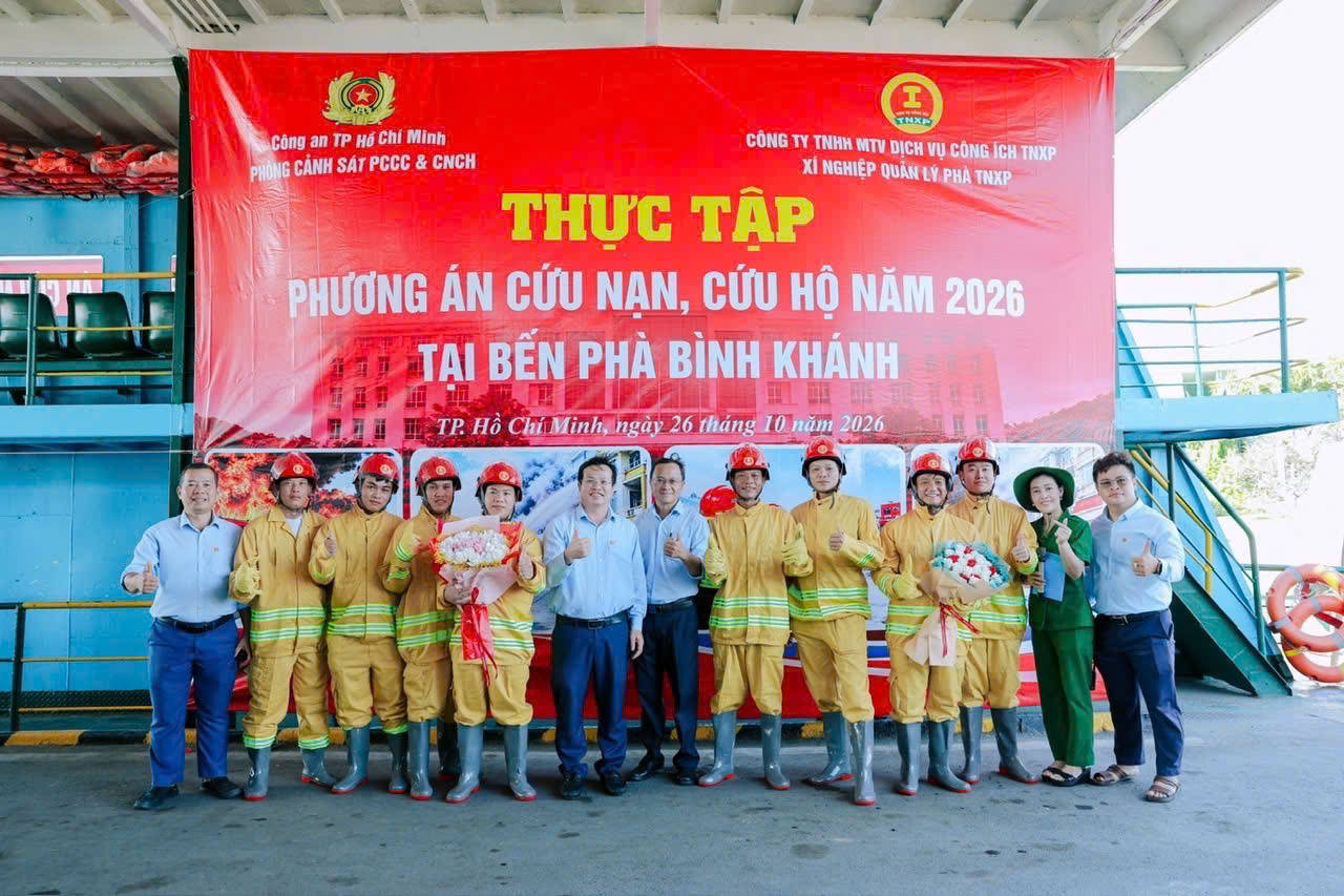 Thực tập Phương án cứu nạn, cứu hộ  tại Xí nghiệp Quản lý phà Thanh niên xung phong thuộc Công ty TNHH một thành viên Dịch vụ công ích Thanh niên xung phong