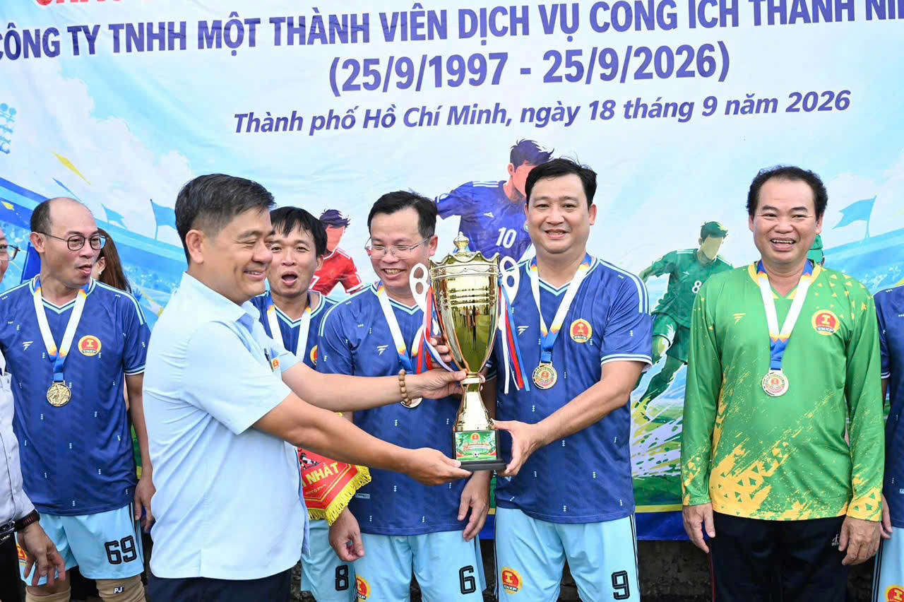 SÔI NỔI GIẢI BÓNG ĐÁ GIAO LƯU – LAN TỎA TINH THẦN ĐOÀN KẾT CHÀO MỪNG 29 NĂM XÂY DỰNG VÀ PHÁT TRIỂN CÔNG TY (25/9/1997- 25/9/2026)